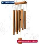 Virekm Bamboo Outdoor Chimes, Sympathy Wooden. Fixed Price $15.10.