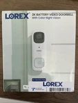 Lorex 2K Wi-fi Video Doorbell (battery-operated) Wired . New Factory Sealed. Fixed Price $139.99.