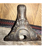 Cast Iron Bull Longhorn Head Door Knocker Hardware Piece. Fixed Price $22.50.