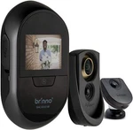 Ob Brinno SHC1000W Duo Front Door Peephole Camera - Smart Home Security System. Fixed Price $126.22.
