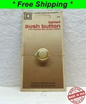 Vintage Square-d Brass Lighted Doorbell Push Button Sealed Package. Fixed Price $11.95.