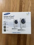Samsung Smart Wifi Security Cameras SNH-1011ND Open Box -includes 2. Fixed Price $45.99.