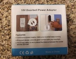 Lanmu 18V Power Adapter Compatible With Nest Hello Video Doorbell, Arlo And.... Fixed Price $9.97.