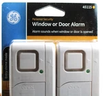 General Electric Window Door Alarm Personal Security 45115 Lot Of 3 2PACKS. Fixed Price $14.99.