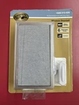Hampton Bay Wireless Door Bell Brushed Nickel Gray Fabric 1006013620. Fixed Price $20.00.