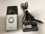 Tested Ring Video Doorbell 3 Wireless Wi-fi Silver Black Camera. Fixed Price $33.00.
