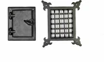 A29 Hardware Cast Iron Speakeasy Grill/grille With Viewing Door, Black. Fixed Price $51.89.