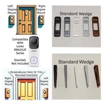 Lorex B862AJD Series 4K Wi-fi Video Doorbell Compatible Angle Wedge Mount. Fixed Price $14.99.