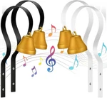 4 Pcs Antique Metal Shopkeepers Doorbell. Fixed Price $30.58.