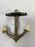 Michael Healy Anchor Door Knocker - Brass/bronze Premium Size 6.25". Fixed Price $75.00.