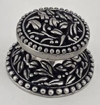 Vicenza Designs San Michele Round Knob Solid Pewter Antique Nickel Made In Usa. Fixed Price $29.00.