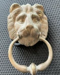 Vintage LARGE7 Brass Lion Head Door Knocker Design By Michael Healy Gold Retro. Fixed Price $49.99.