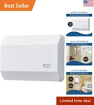 Sophisticated Wired Door Chime White Textured Finish - Two Distinct Tones. Fixed Price $92.99.