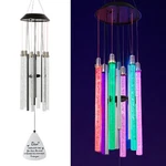 Solar Wind Chimes For Outside, 6 Led Color Changing Tubes Outdoor .... Fixed Price $28.17.