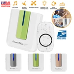 New Wireless Doorbells Waterproof Chime Led Indicator 52 Melodies. Fixed Price $11.84.