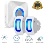Home Security Wireless Outdoor Driveway Alarm Doorbell 2 Motion Sensor Detector. Fixed Price $29.99.