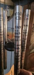 Carson Family Circle 30" Silver Aluminum & Wood Wind Chime Outdoor Porch. Fixed Price $44.00.