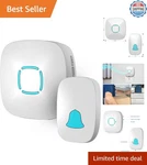 Waterproof Wireless Doorbell With 36 Chimes & 1000FT Range - Classic Elegance. Fixed Price $15.97.
