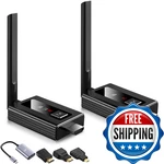 Lielyhod Upgraded Wireless Hdmi Transmitter And Receivers Led SCREEN165FT Plug. Fixed Price $158.03.