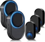 Wireless Door Bell For Home - 3 Push Buttons 2 Receivers Physen Waterproof ... Fixed Price $54.47.