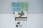 New Michael Healy Designs MHR44 Fleur Lys Polished Nickel Doorbell Ringer. Fixed Price $32.00.
