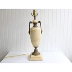 Mid-century Onyx Marble Brass Lionhead Table Lamp Regency Style Vintage Lighting. Fixed Price $224.99.