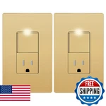Lider Matte Finish Lighted Combination Decorator Switch And Tamper-resistant Rec. Fixed Price $54.86.
