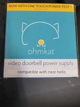 Ohmkat Video Doorbell Power Supply - Compatible With Nest Hello White. Fixed Price $31.97.