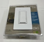New Lutron Dvwfsq-fh-wh 1.5 Amp Diva Single-pole Or 3-WAY Fan Control, White. Fixed Price $17.99.
