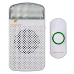 Safeguard Supply Wireless Doorbell + Flashing Strobe Receiver Kit LRA-D1000S-L. Fixed Price $54.99.