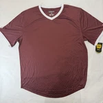 Nwt Wilson S303 Baseball Tech Tee Shirt Maroon Adult Xl WTA1107. Fixed Price $17.99.