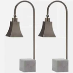 Safavieh Lighting 26-INCH Charley Marble Desk Lamps Set Of. Fixed Price $150.00.