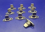 10 Common Sense 2 Screw 6MM Turn Button Twist Lock Fasteners Single Stud. Fixed Price $13.72.