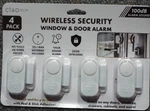 Ciao Tech Wireless Security Doors & Windows Alarms -4PS. Fixed Price $8.90.