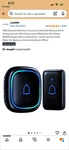 Letswill Doorbell Wireless Classroom IP66 Black New Sealed. Fixed Price $23.00.