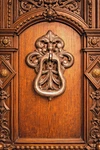 Unique Vtg Cast Iron Door Knocker Fleur Lis Design Celtic Inspired. Fixed Price $38.00.
