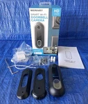 Merkury Smart Wi-fi Doorbell Security Camera Hd 1080P (MI-CW024-101W) Open Box. Fixed Price $29.99.