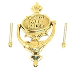 Liffey Artefacts Brass Claddagh Cead Mile Failte Door Knocker 8'' X 3.5'' SDK17A. Fixed Price $99.99.