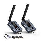 Upgraded Wireless Hdmi Receivers And Transmitter With Led SCREEN,165FT/50M Pl.... Fixed Price $168.77.