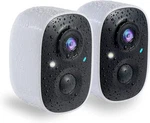 Gmk Security Cameras Pair Wireless Wifi 2-WAY Outdoor 1080P Color Night Vision. Fixed Price $89.95.
