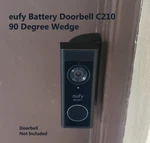 Eufy Battery Video Doorbell C210 Wedge Bracket 90 Degree Angle Mount 3D Printed. Fixed Price $14.99.