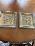 2 Metal Relief Lions Head Wall Art Home Decor Indoor Outdoor. Fixed Price $22.00.