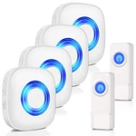 Wireless Doorbell, Physen Waterproof Chime Kit Operating 1300-FT.... Fixed Price $80.69.