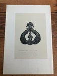 1881- 2 Litho ( S. Kensington Museum ) Door Knocker Bronze ! Italian 16TH. Fixed Price $33.56.