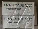 Lot Of 2 Craftmade Builder White Chime Kit CK1003-W P1. Fixed Price $45.00.