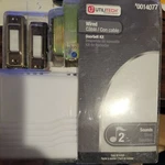 Utilitech Wired Doorbell Kit White Model #UT-110-01 New 2 Sounds Easy To Install. Fixed Price $19.99.