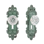 Ceymio Vintage Dummy Door Knob Interior 2 Crystal Glass Pack, Green. Fixed Price $36.06.