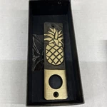 Vintage Paul Strauch Studio Pineapple Doorbell Cover Gold Black DBB041. Fixed Price $26.99.