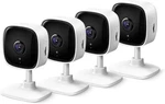 Tapo Tp-link 2K Security Camera For Baby Monitor, Dog 4-PACK, White C110. Fixed Price $89.99.