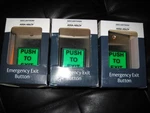 Securitron EEB2 Emergency Exit Push Button, Green, Stainless Steel. Fixed Price $39.00.